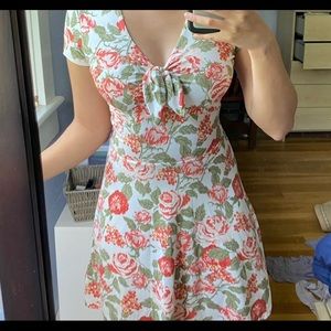 Spring floral dress
